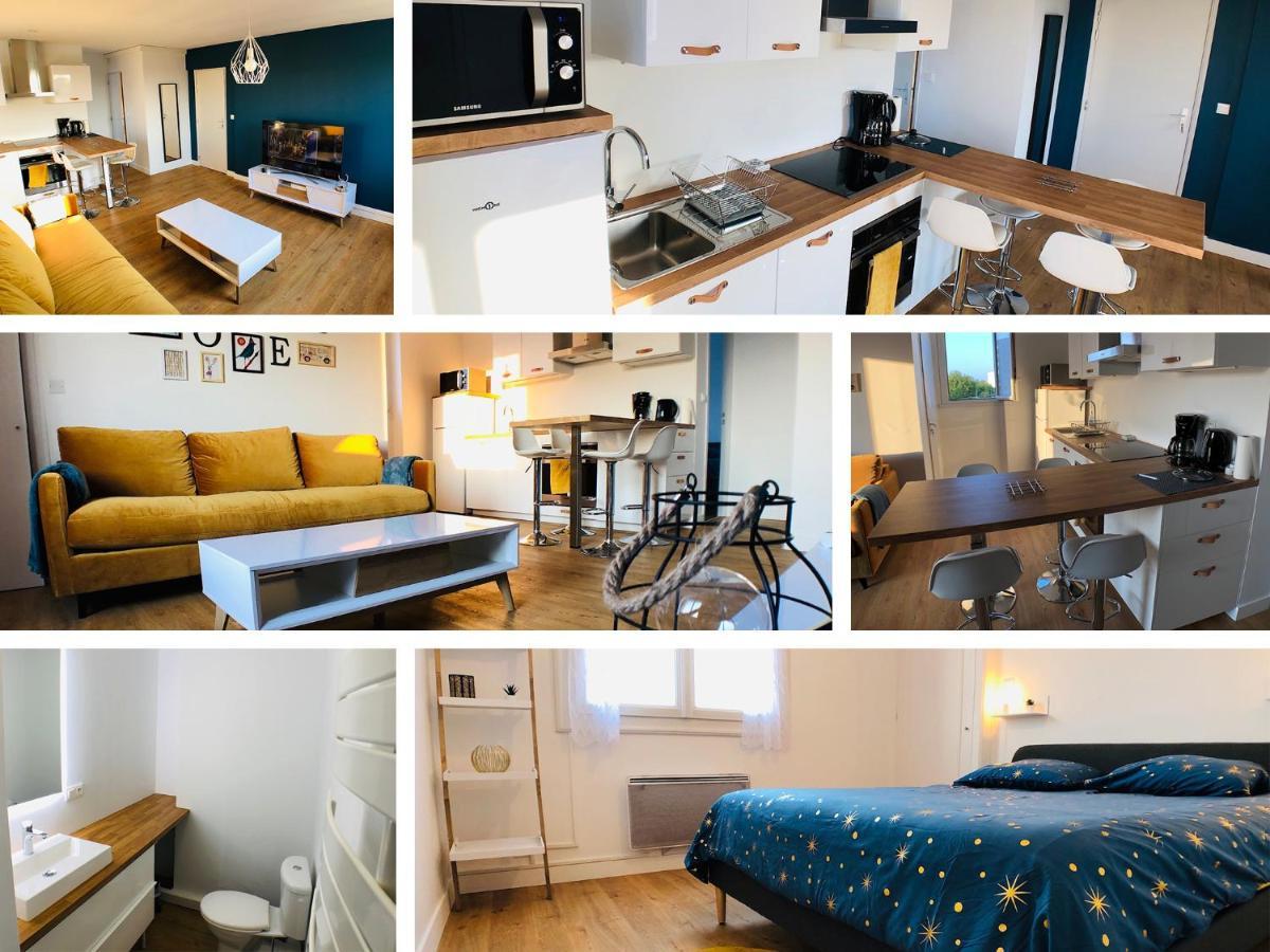 Charmant Appartement 1-4 Personnes, Proche Centre Avec Parking Nantes Luaran gambar