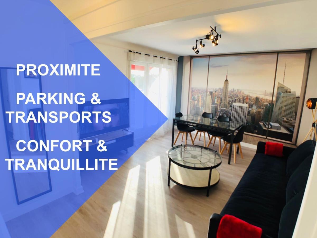 Charmant Appartement 1-4 Personnes, Proche Centre Avec Parking Nantes Luaran gambar