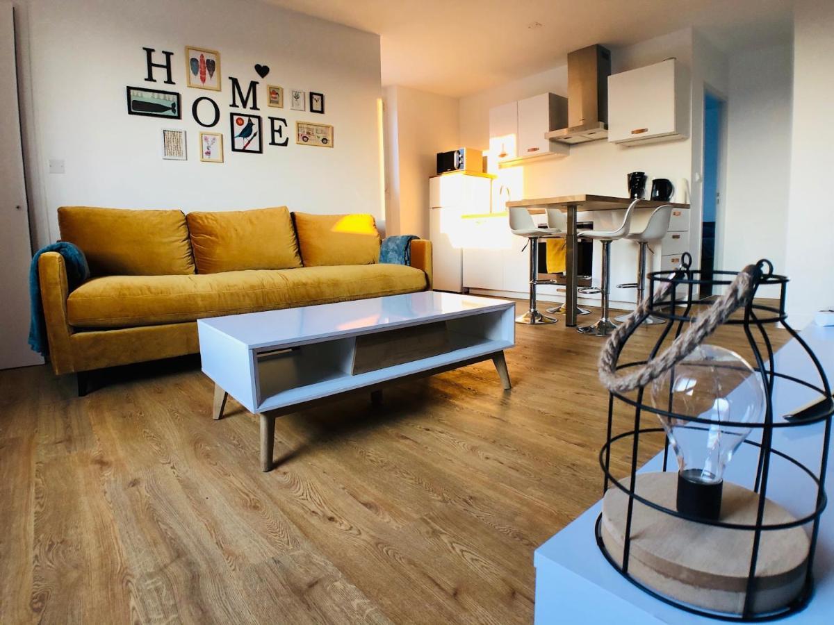 Charmant Appartement 1-4 Personnes, Proche Centre Avec Parking Nantes Luaran gambar
