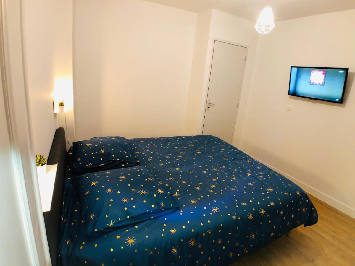Charmant Appartement 1-4 Personnes, Proche Centre Avec Parking Nantes Luaran gambar