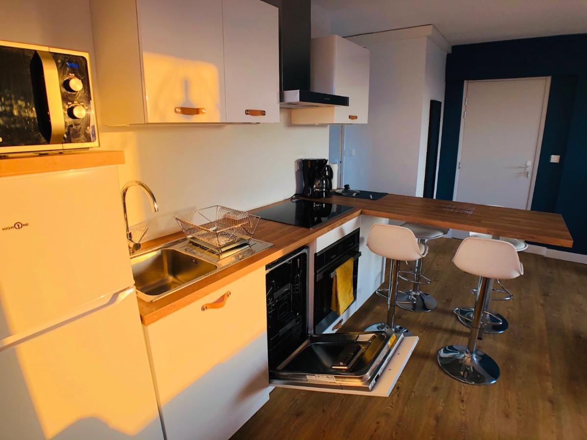 Charmant Appartement 1-4 Personnes, Proche Centre Avec Parking Nantes Luaran gambar
